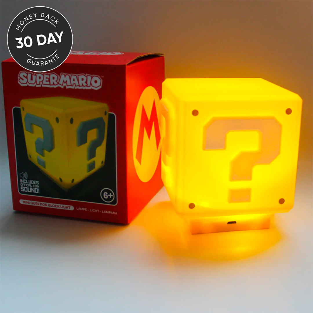 Classic Mario Block Lamp