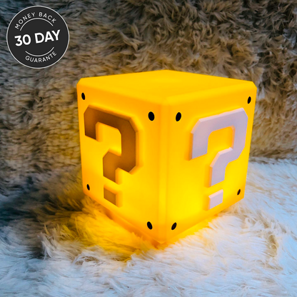 Classic Mario Block Lamp