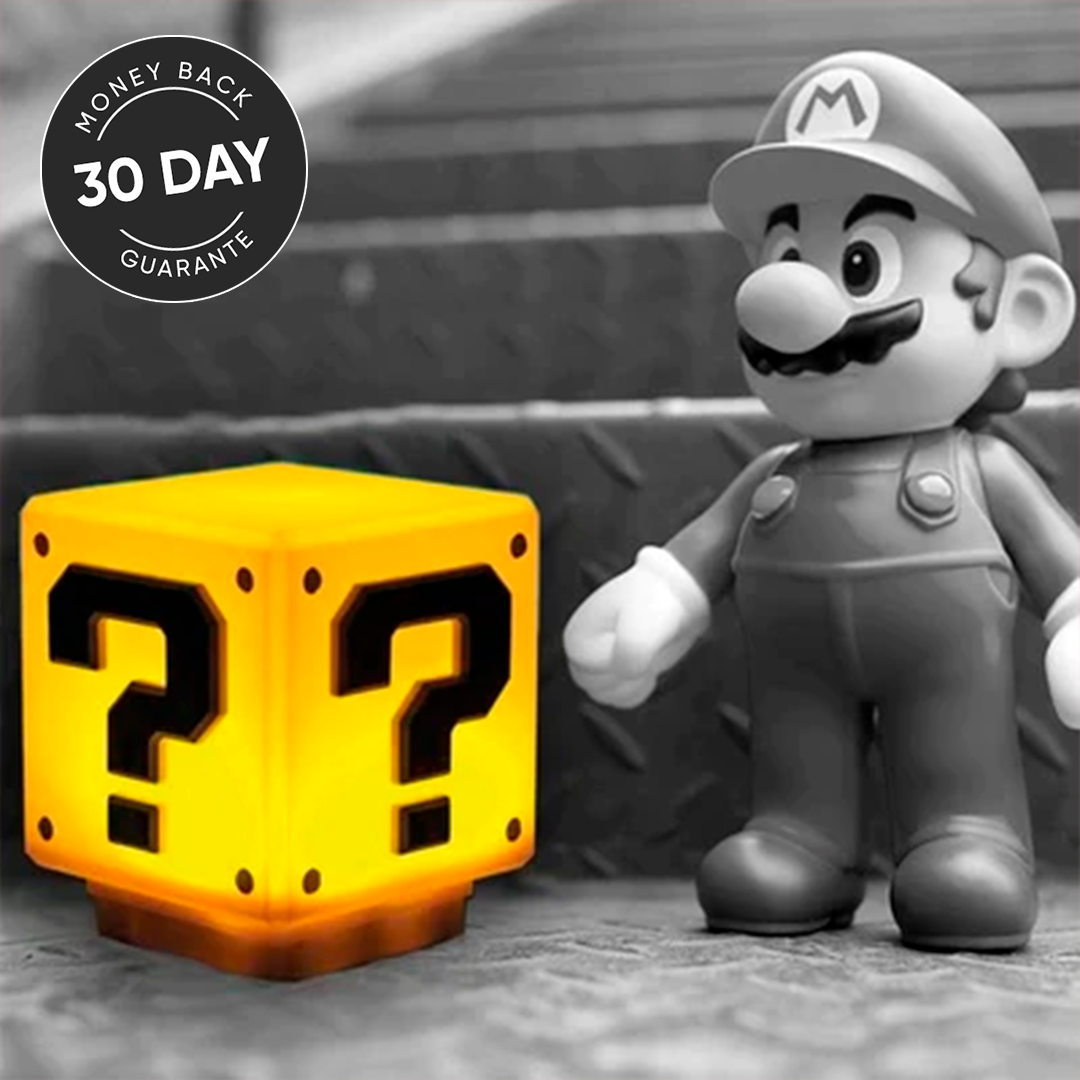 Classic Mario Block Lamp